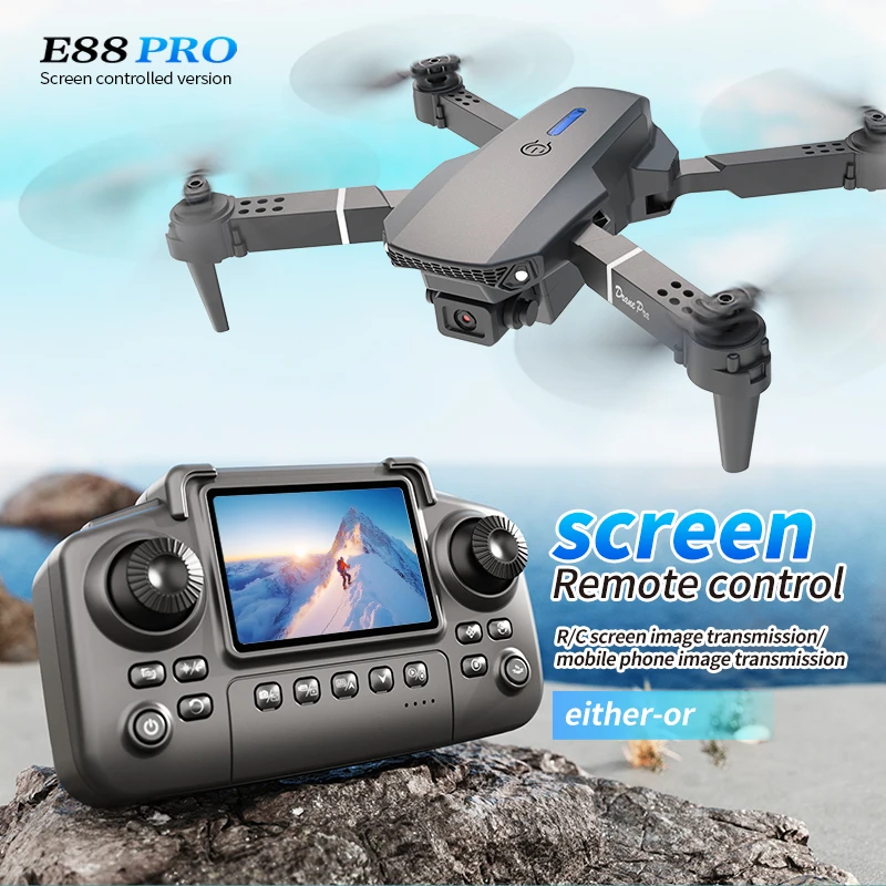 Drone Battery Case - Drone professionale E88 PRO con schermo