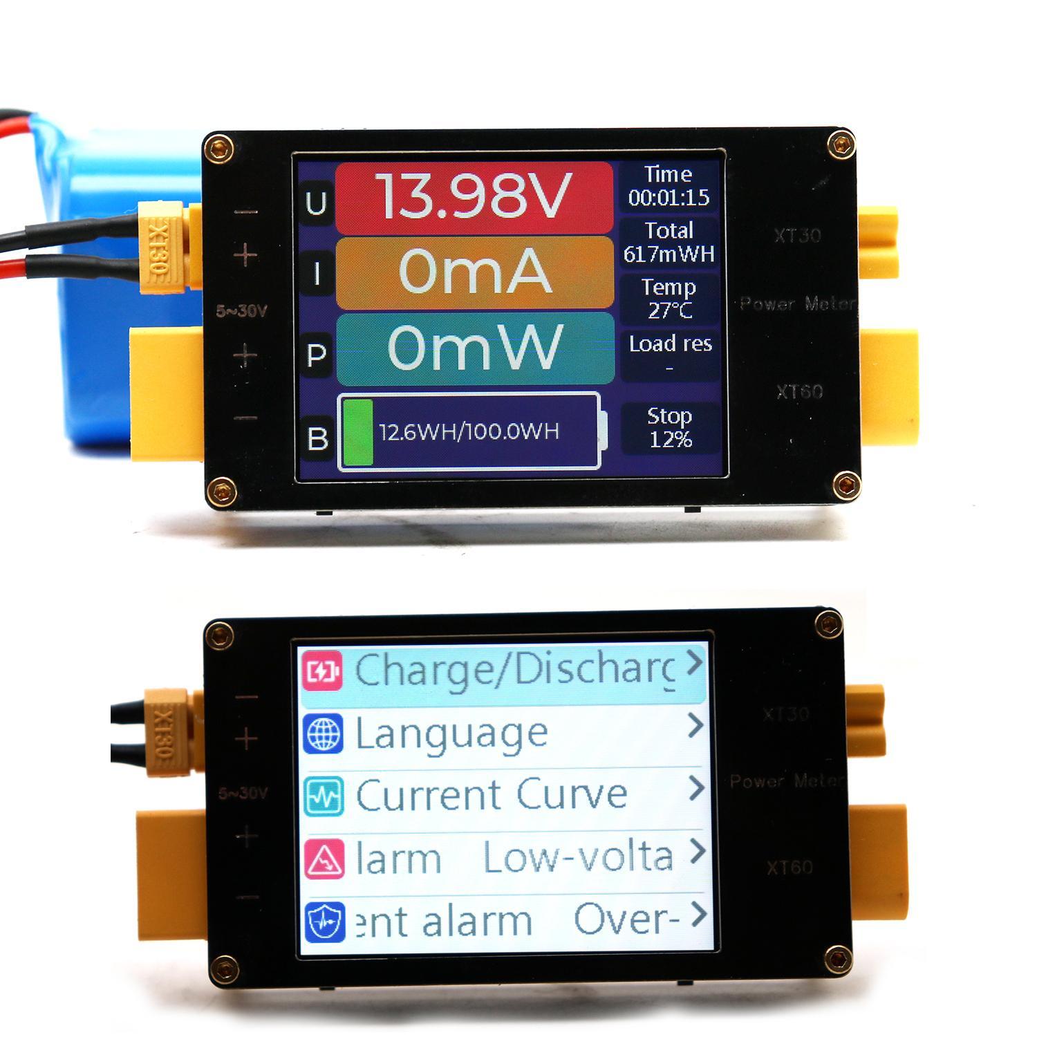 Drone Battery Voltage Checker - Misuratore di Potenza con Display da