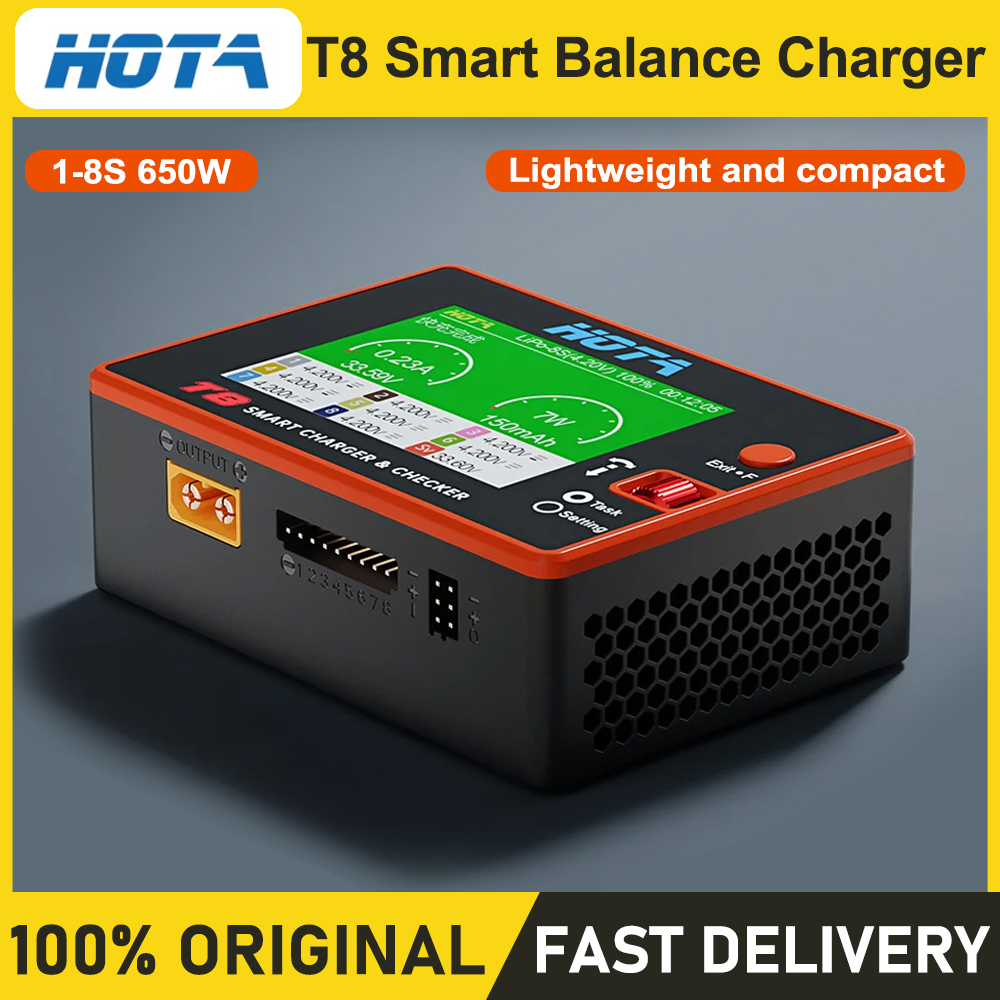 Drone Battery Smart - Caricabatterie Intelligente HOTA T8 per Batterie