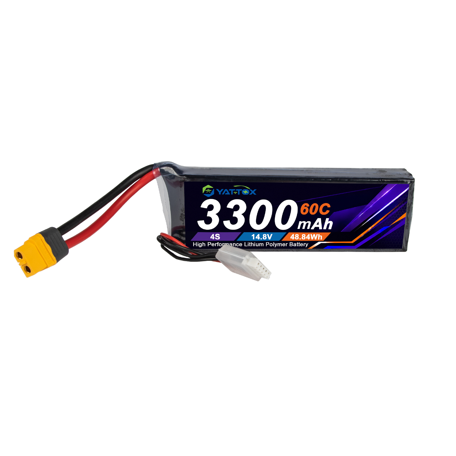 Drone Battery 4S - Batteria LiPo Yattox 4S 3300mAh 60C
