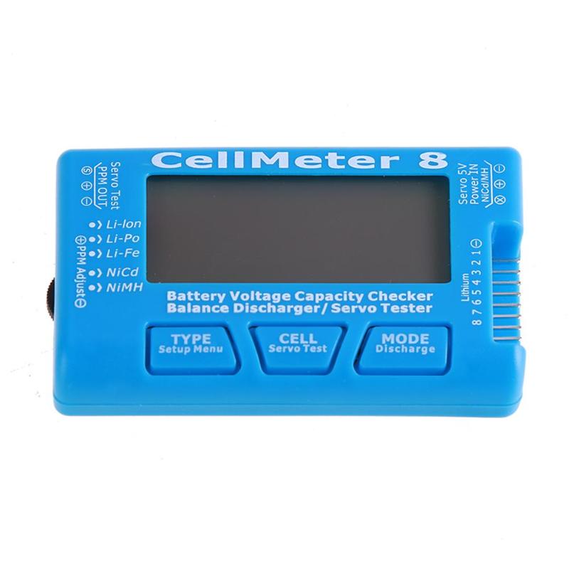 Drone Battery Voltage Checker - Cellmeter 8 Controllore batteria digitale 2S-8S