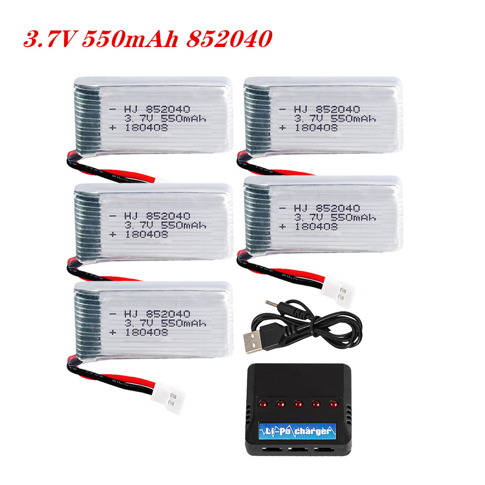 Drone Battery Charger - Batteria Lipo da 3,7 V 550