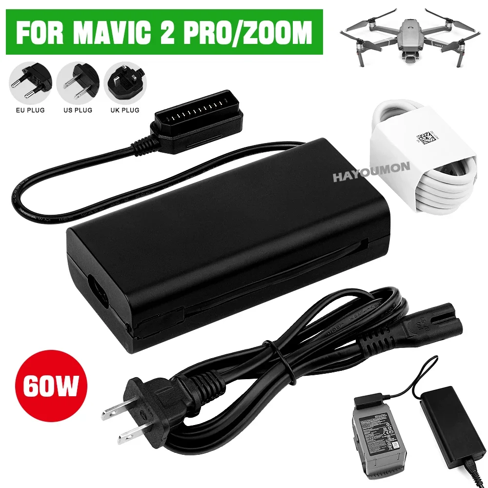 Drone Battery Smart - Caricabatterie per Drone DJI Mavic 2