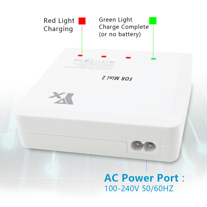 Drone Battery Smart - Hub caricabatteria intelligente veloce YX 6IN1