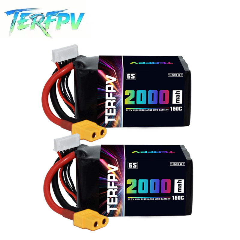Drone Battery Plate - TERFPV 6S 22.2V 2000mAh 150C/300C FPV