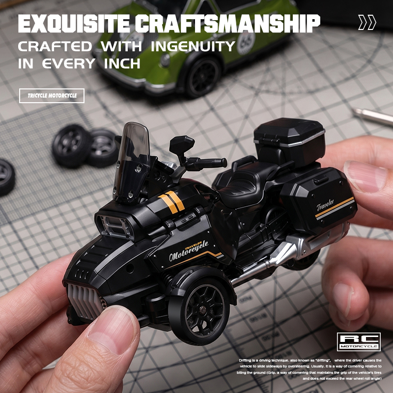 Motocicletta RC a Tre Ruote 1: - Drone Battery Alarm recensione e prezzo