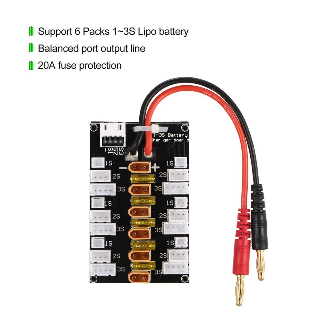 1S-3S 20A XT30 Plug Lipo Batte - Drone Battery Parallel Board recensione e prezzo