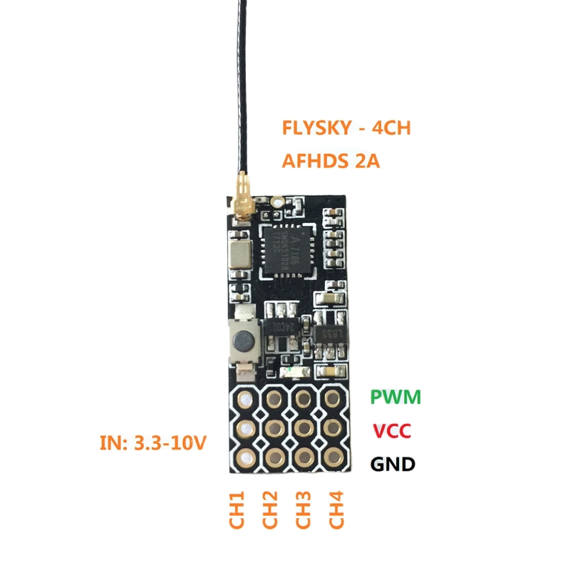 Ricevitore Flysky FS2A Mini 4C - Drone Battery Plate recensione e prezzo