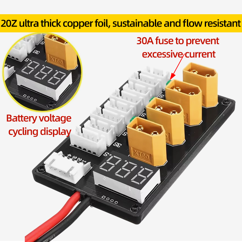 XT30 XT60 Lipo Batteria Scheda - Drone Battery Parallel Board recensione e prezzo