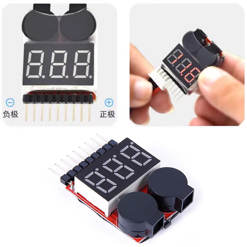 RC Car Cell Checker BB ring Li - Drone Battery Voltage Checker recensione e prezzo