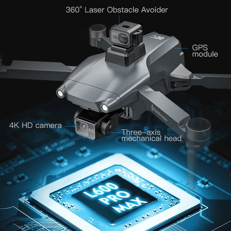 L600 PRO MAX GPS Drone Profess - Drone Battery Case recensione e prezzo