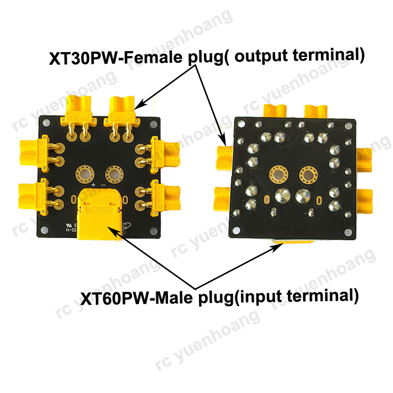 1PCS XT30PW-Scheda di distribu - Drone Battery Parallel Board recensione e prezzo