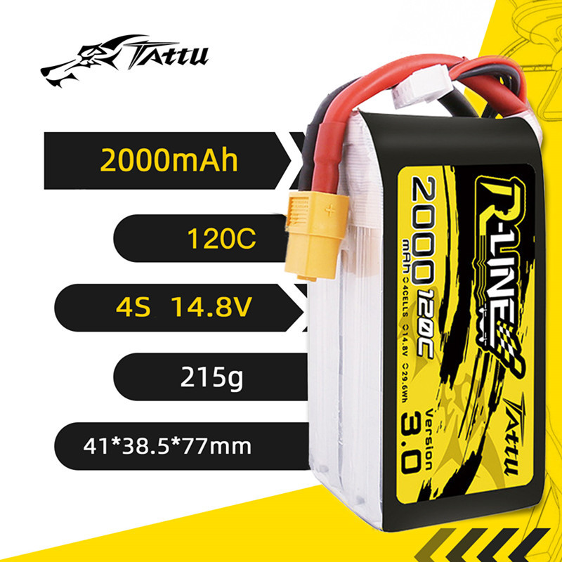 HOT TATTU R-LINE 3.0 120C 2000 - Drone Battery 4S recensione e prezzo