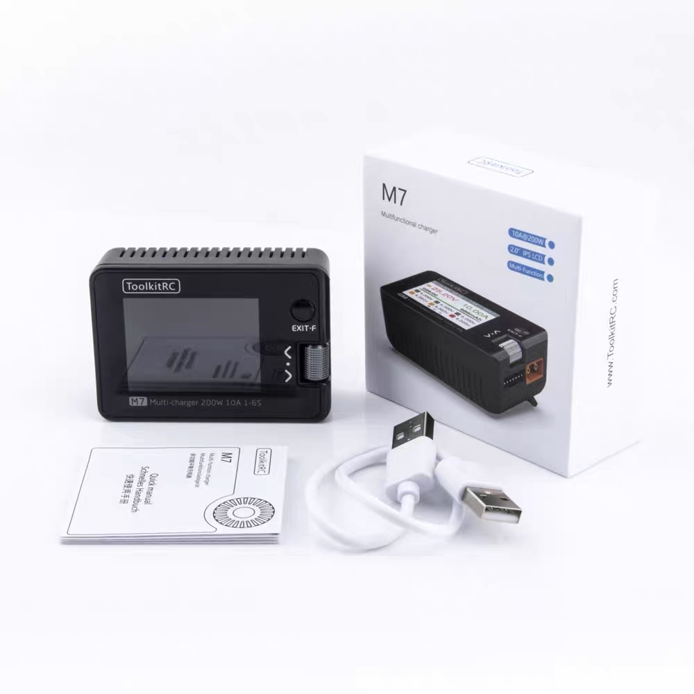 Per ToolkitRC M7 200W 10A DC C - Drone Battery Voltage Checker recensione e prezzo